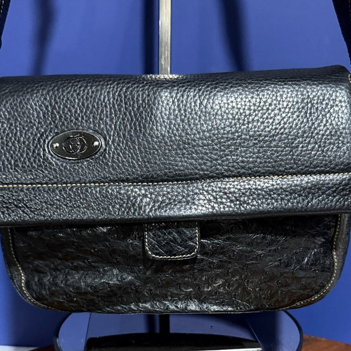 Gucci Black Leather Crossbody and Wallet Bundle