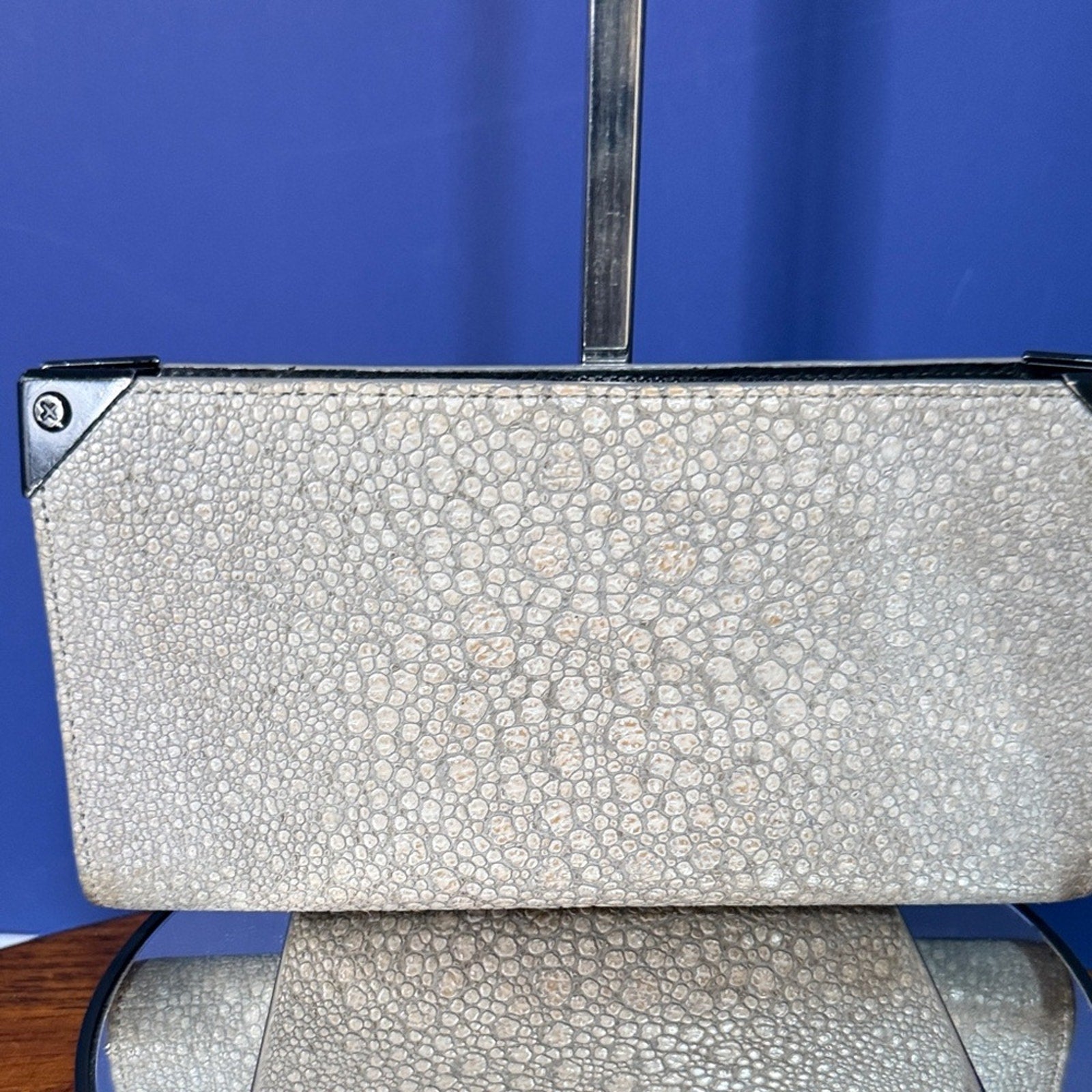 Alexander Wang Pebbled Leather Long Wallet Clutch