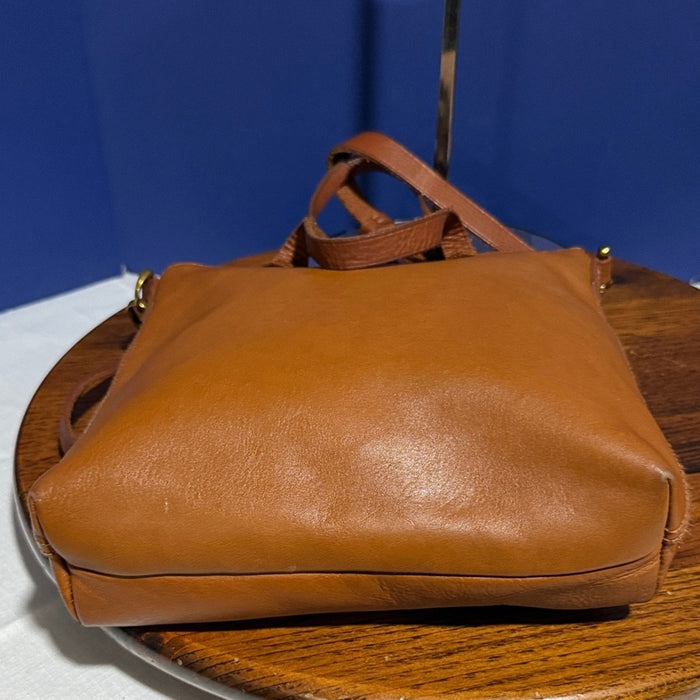 Madewell Transport Small Tote Crossbody Bag Brown