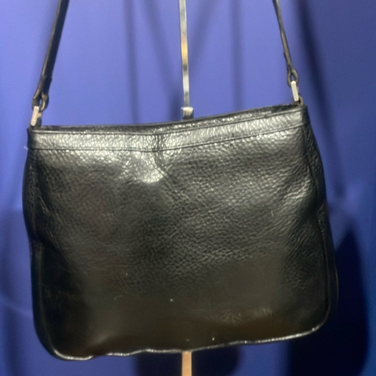 Furla Black Leather Shoulder Bag