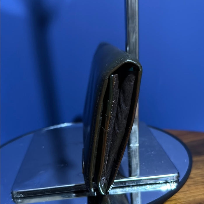 Burberry Dark Brown Leather Clutch