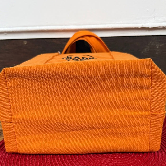 Trader Joe's Mini Canvas Tote Bag Halloween Limited Edition Orange