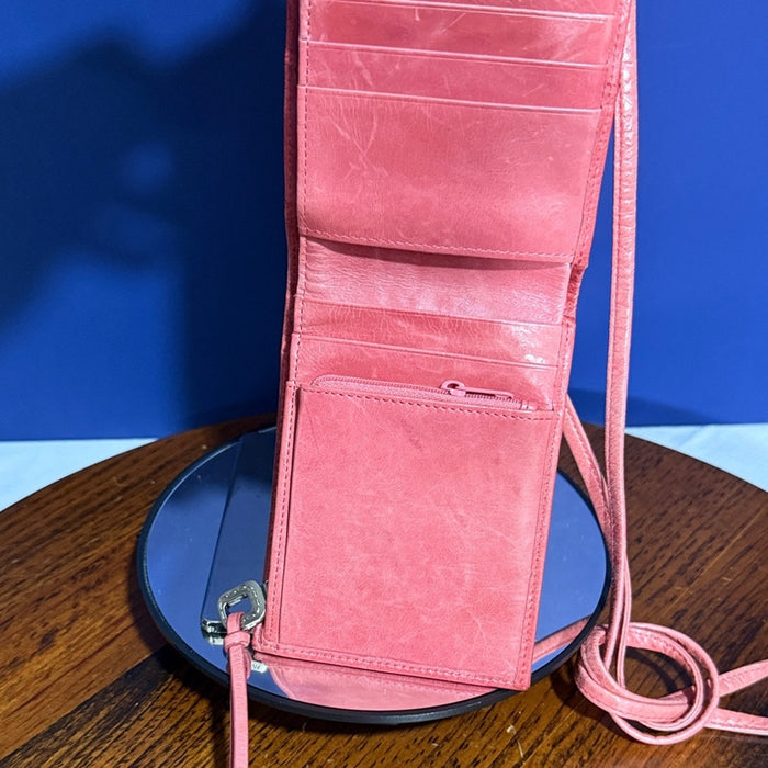 HOBO Pink Leather Crossbody Bag