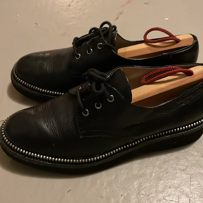 Michael Kors Vivia Lace Up Oxford Flat Black Shoes