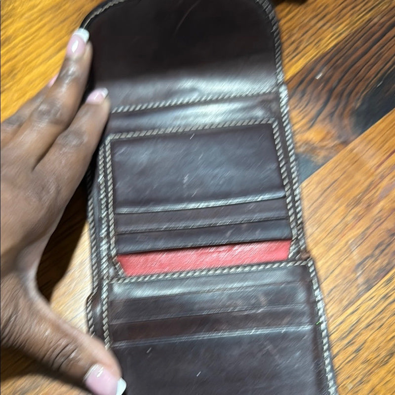 Dooney & Bourke Tan and Black Wallet