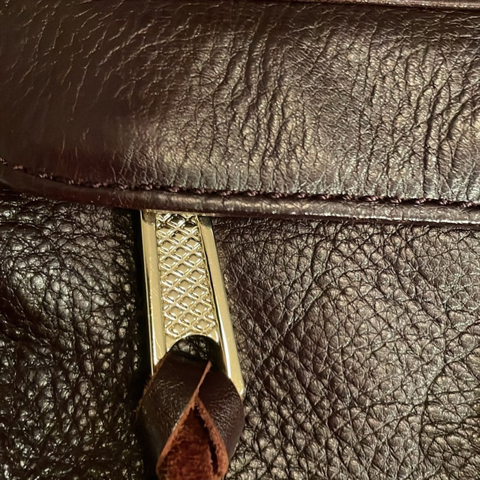 EUC Rebecca Minkoff Mini Mac Clutch Crossbody (H652I01C)-Dark plum