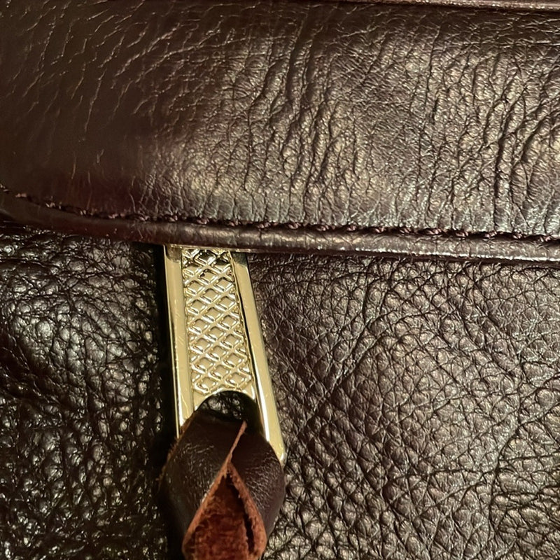 EUC Rebecca Minkoff Mini Mac Clutch Crossbody (H652I01C)-Dark plum