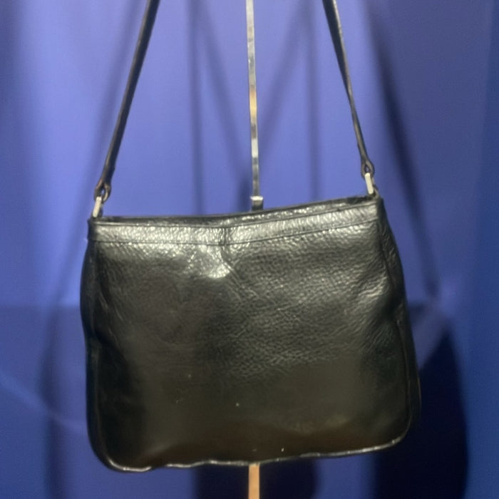 Furla Black Leather Shoulder Bag