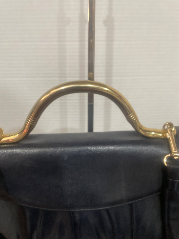 Vintage Zenith Blue Leather Bag