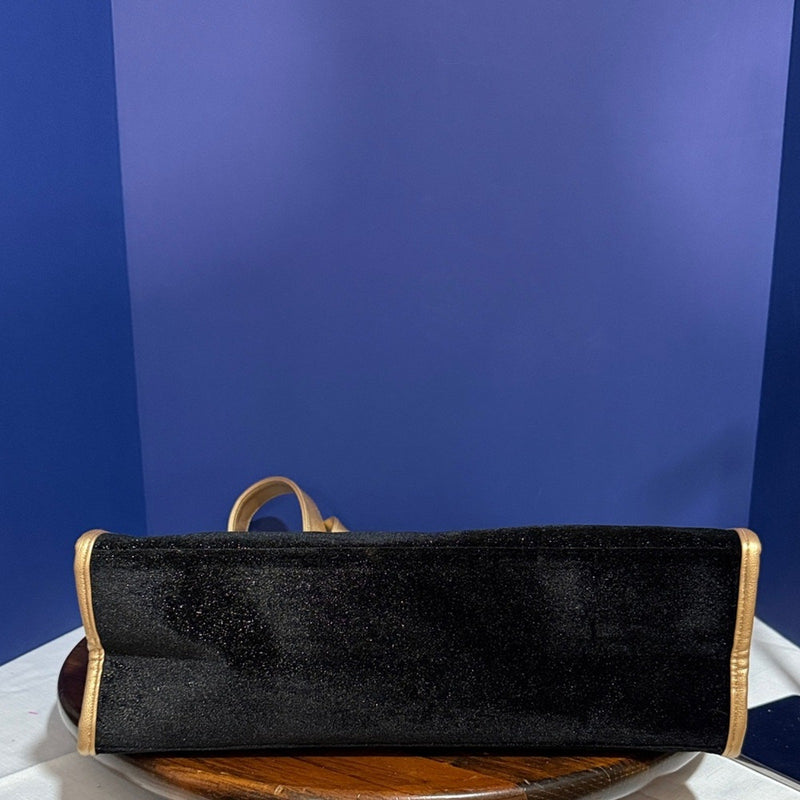 Jimmy Choo Black and Tan Tote Bag