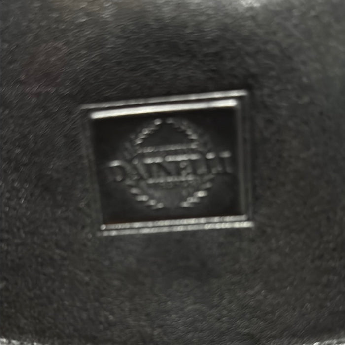 DAINELLI  VINTAGE Black  Leather Crossbody Bag - Made in Italy