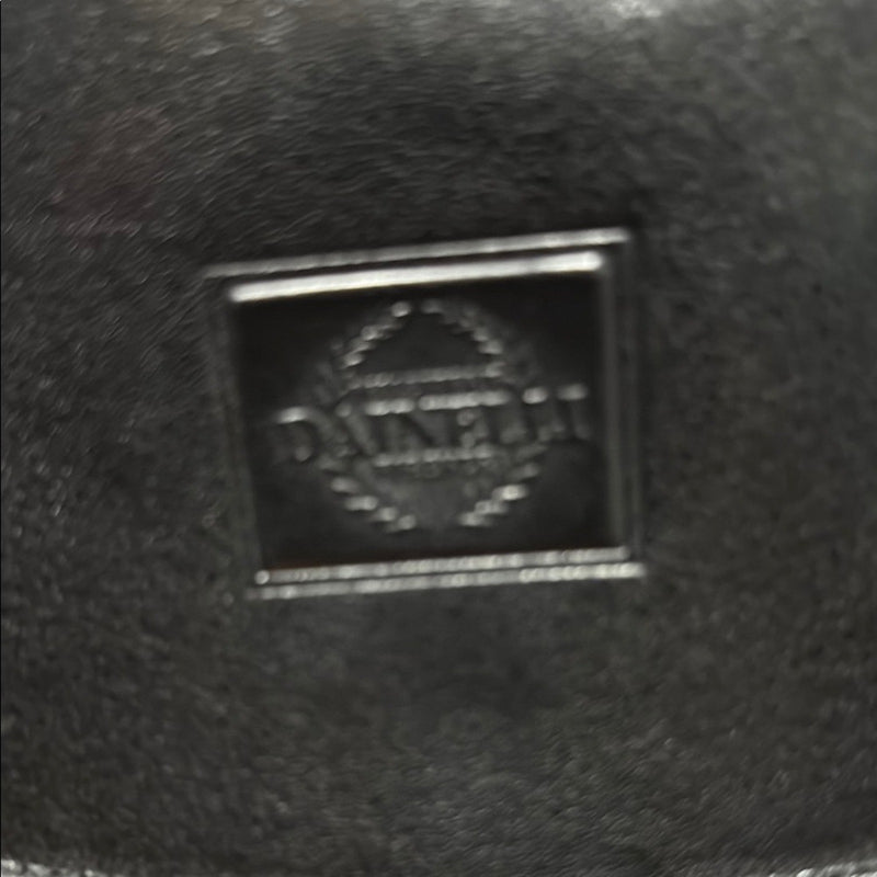 DAINELLI  VINTAGE Black  Leather Crossbody Bag - Made in Italy