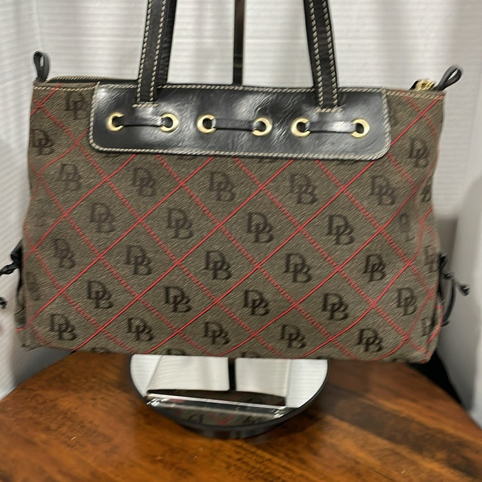 Dooney & Bourke Purse Handbag Logo All Over Print