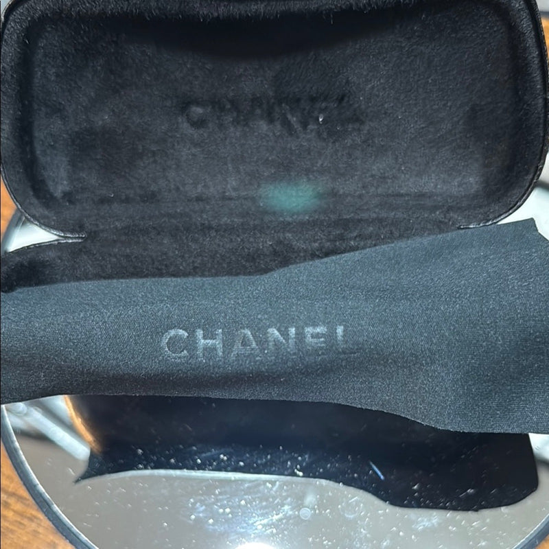 Chanel Black Quilted Sunglasses Case