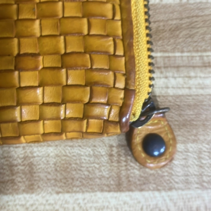 Ashwood Daisy Yellow Wallet Leather Purse Clutch