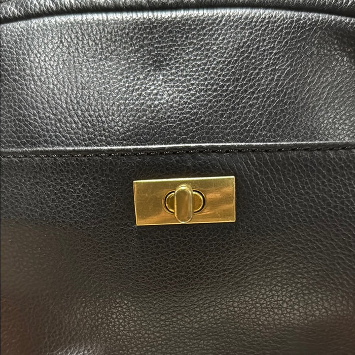 JCREW CAMERA BAG TURNLOCK BLACK w/ Dust Bag