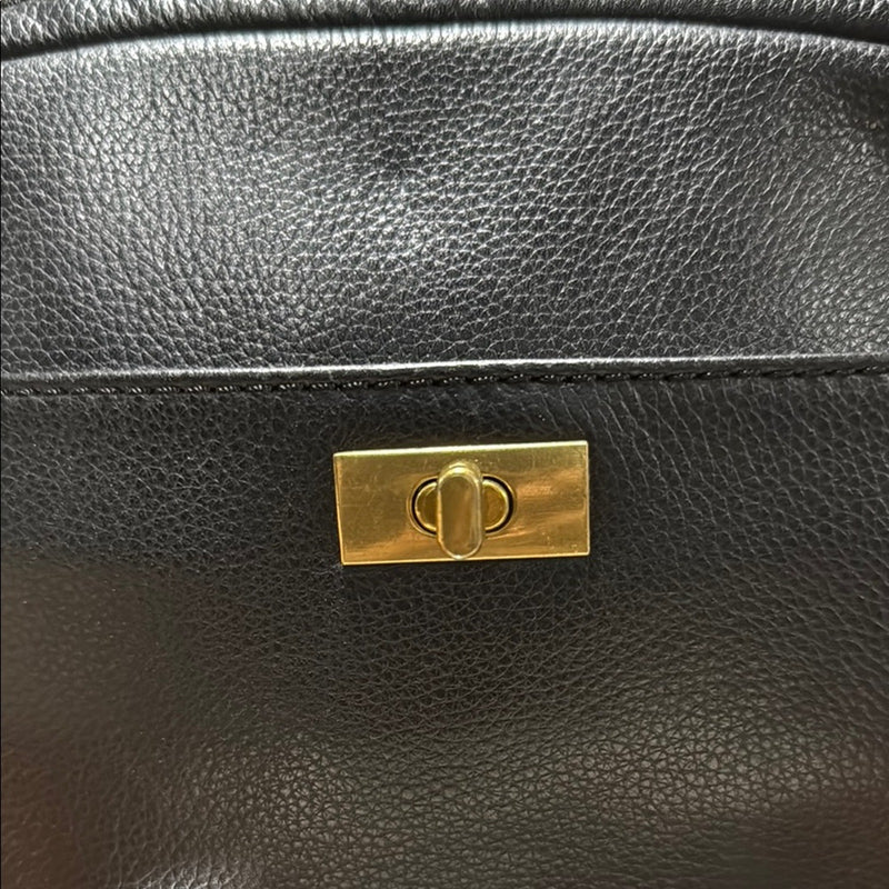 JCREW CAMERA BAG TURNLOCK BLACK w/ Dust Bag