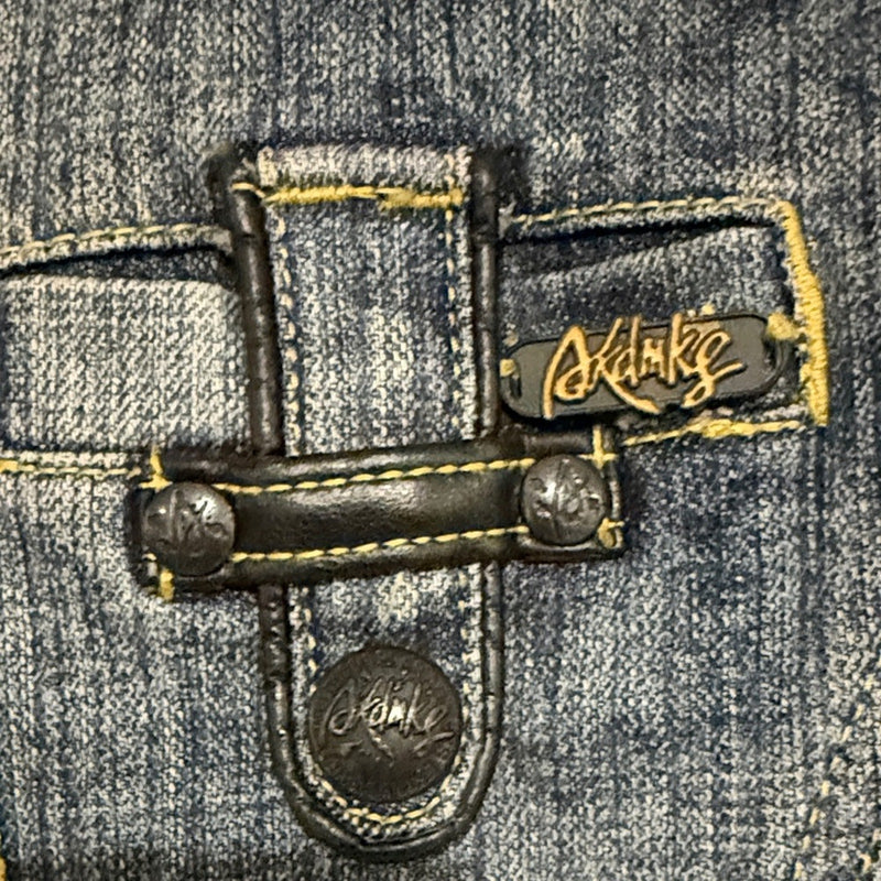 Akademiks Jeanius Denim Jacket with Black Accents