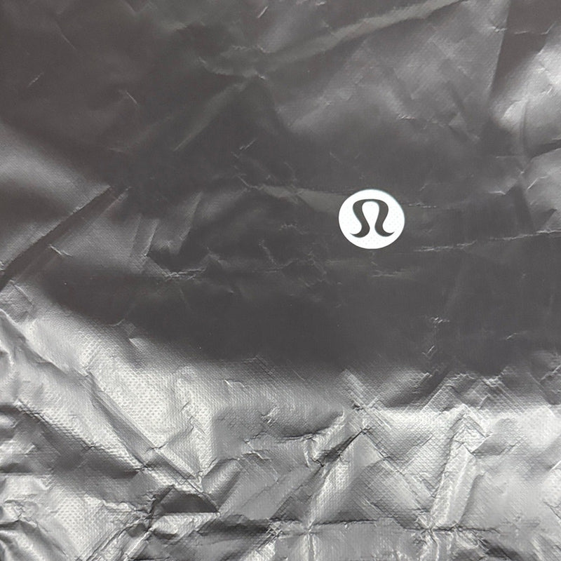 Lululemon Set of 2 Reusable Shopping Totes Black  14"x16"X6"