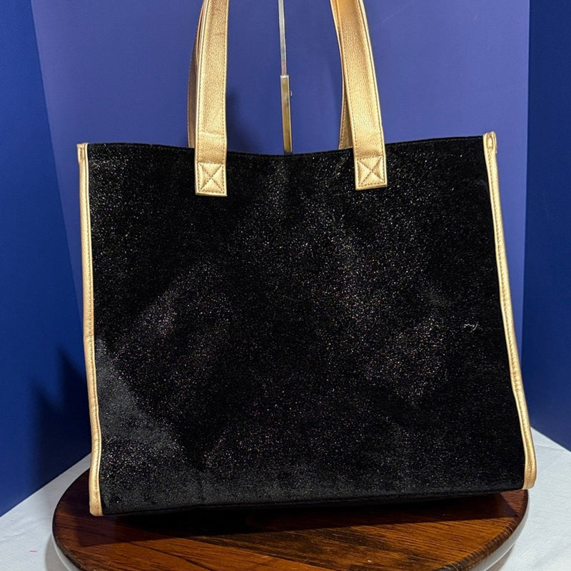 Jimmy Choo Black and Tan Tote Bag