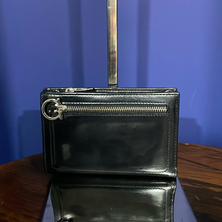Salvatore Ferragamo Bifold Wallet Gancini Black