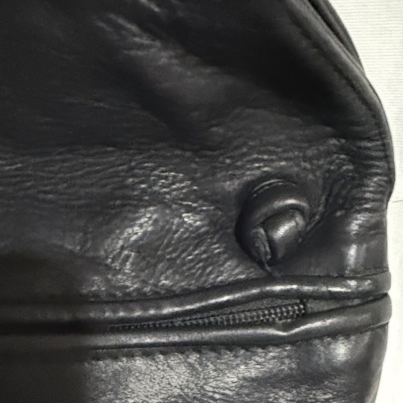 Jane Hopkinson Black Leather Shoulder Big (1989)