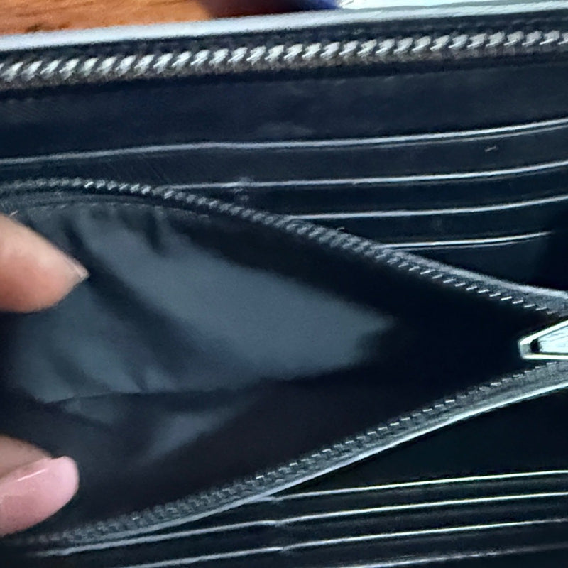 Alexander Wang Pebbled Leather Long Wallet Clutch