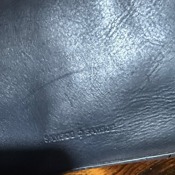SAMSOE Black Leather Shoulder Bag