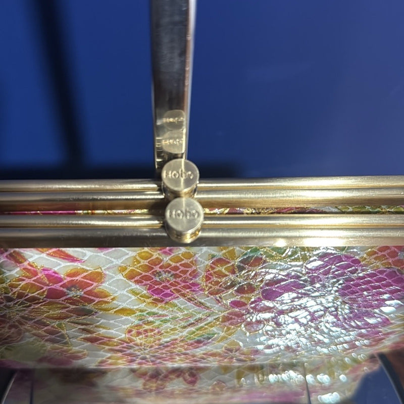 HOBO Floral Leather Wallet/Clutch
