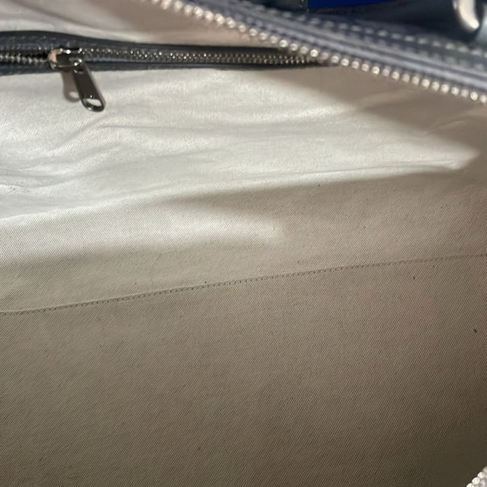 Gucci Ophidia Duffle Bag GG Supreme / Grey Coated Canvas Large with COA