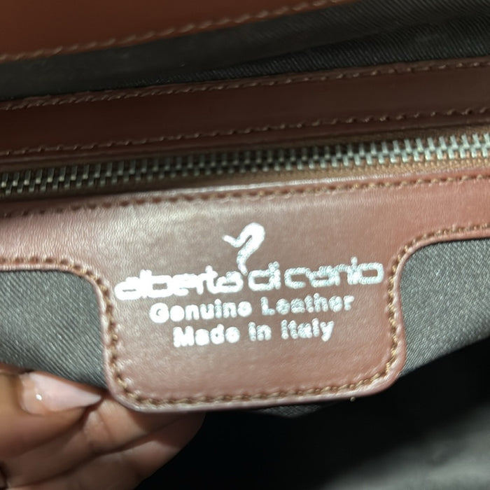 Alberto di Canio leather sachel