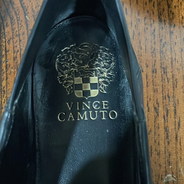 EUC Vince Camuto Leather Slip-On Loafers Padaire Black