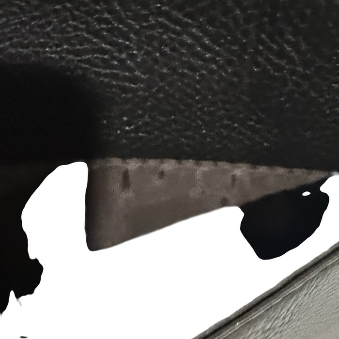 Montblanc Dark Brown Leather Meisterstuck North South Messenger Bag