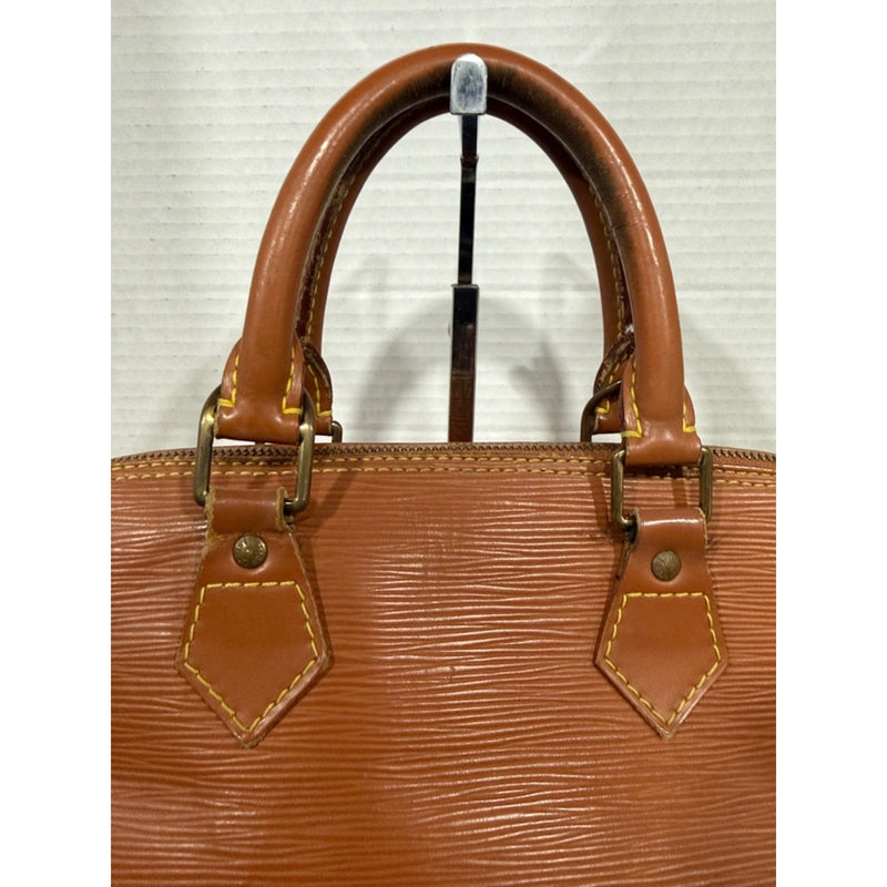 Louis Vuitton Tan Epi Alma Satchel W/Dustbag