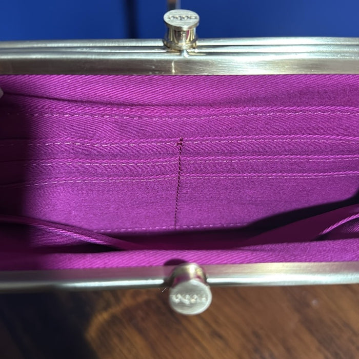 HOBO Floral Leather Wallet/Clutch