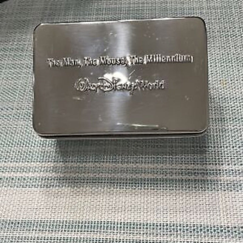 The Man The Mouse The Millennium Fossil pocket watch - SILVER BOX ONLY no watch