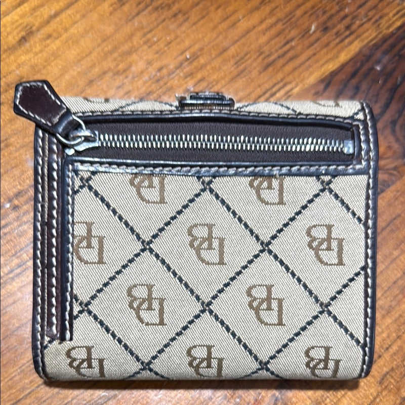 Dooney & Bourke Tan and Black Wallet