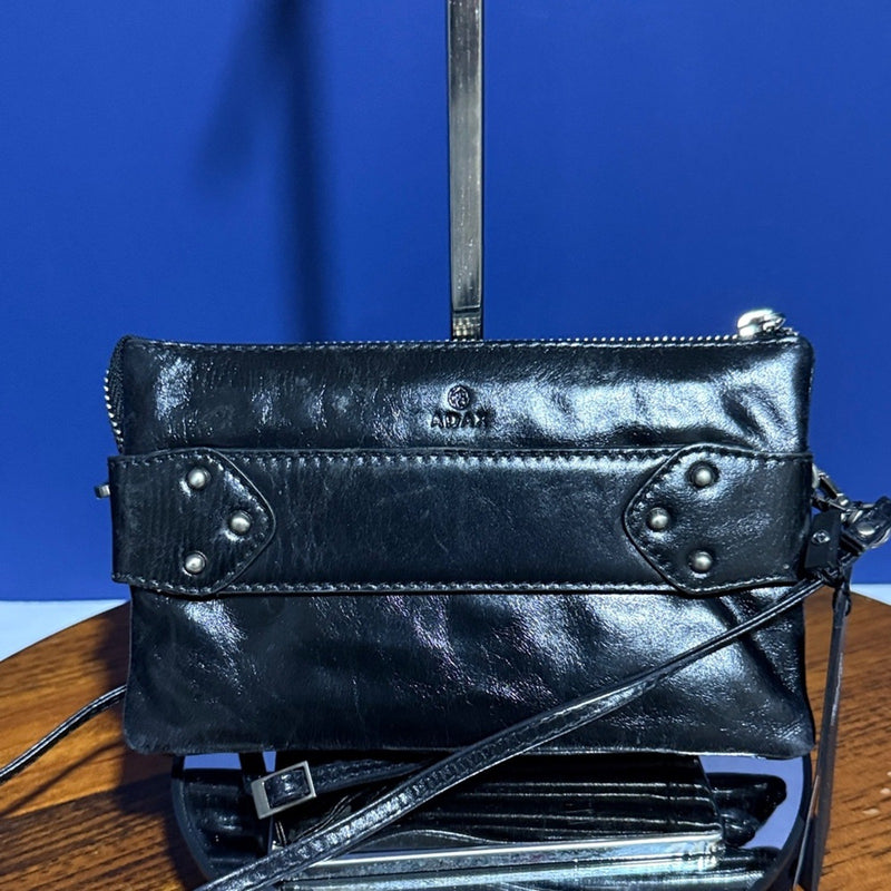 Ada Selermo Combi Clutch Marni Black Leather Crossbody Bag