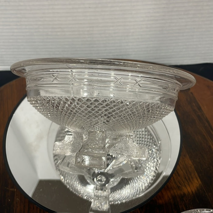 1880 EAPG Pattern Glass LaBelle Queen Anne Bowl 3 piece bundle