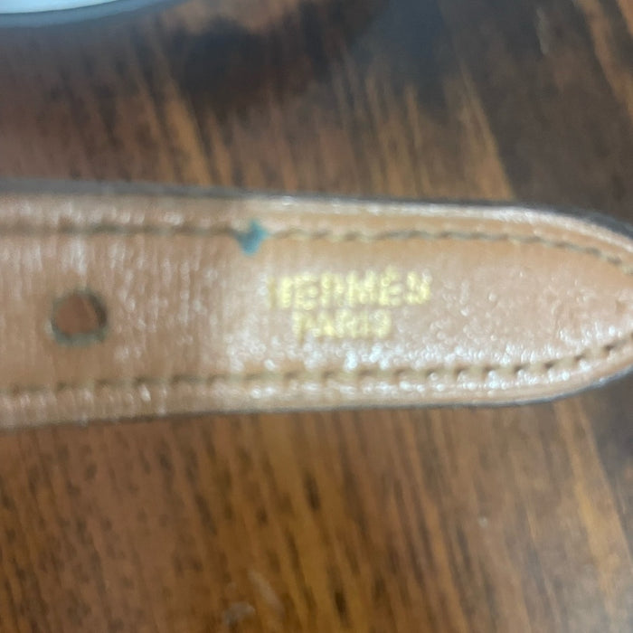 Vintage Hermes leather belt