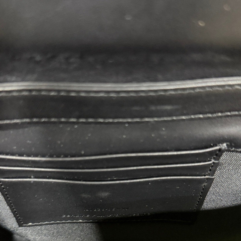 Harley Davidson Black Leather Silver Spike Wallet Handbag Rare