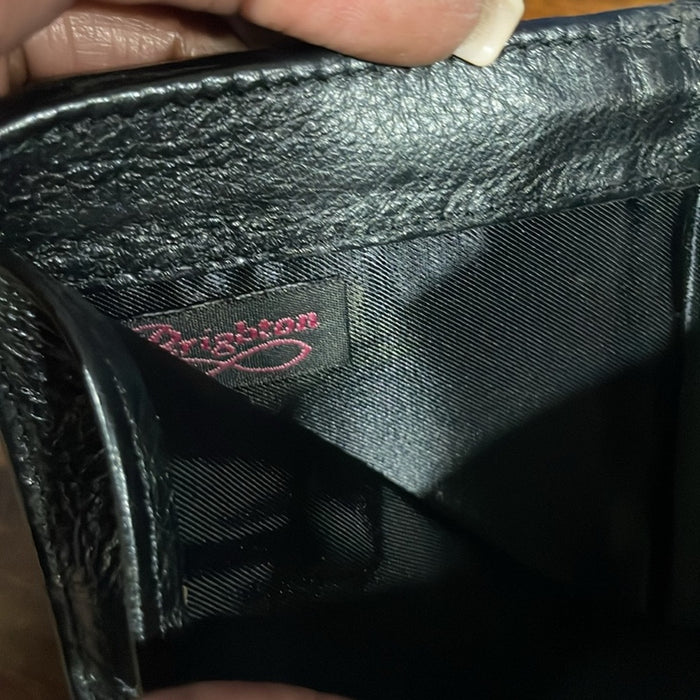 Brighton Leather and calf bifold with zipper