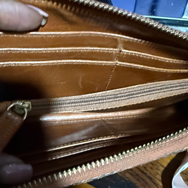 Badgley Mischka Tan Snake Print Men's Wallet