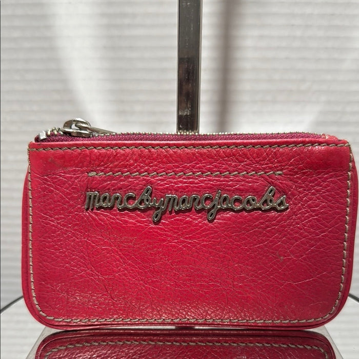 Marc by Marc Jacobs Red Leather Wallet
