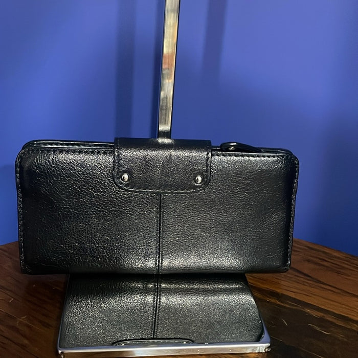 COACH Black Ashley Leather Wallet