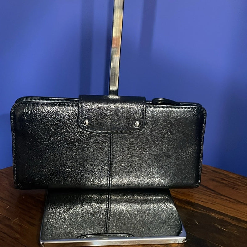 COACH Black Ashley Leather Wallet