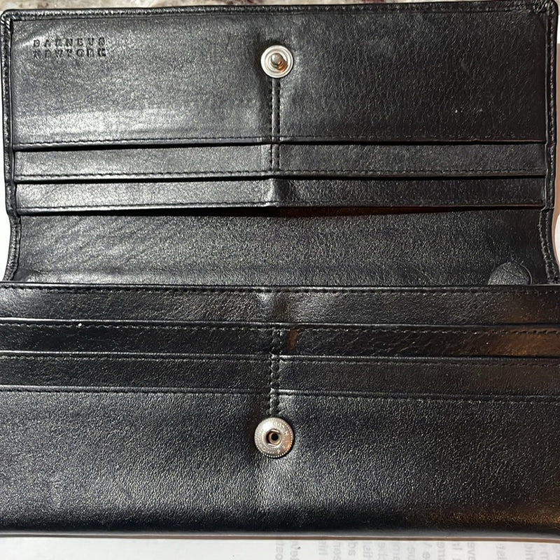 Barney’s New York black leather women’s wallet