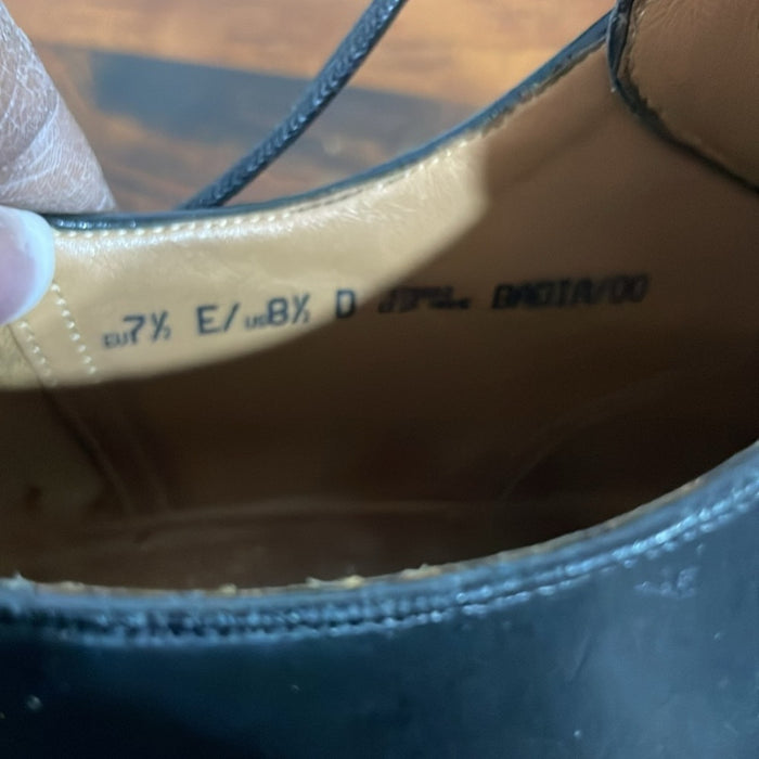 Bally Cap Toe Men’s Black Leather Badia Shoes
