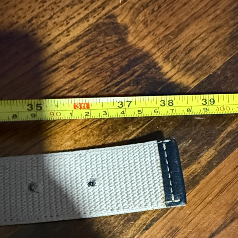 Michael Kors Black Belt with Gold Plaque