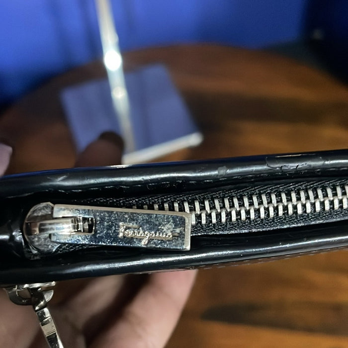 Salvatore Ferragamo Bifold Wallet Gancini Black